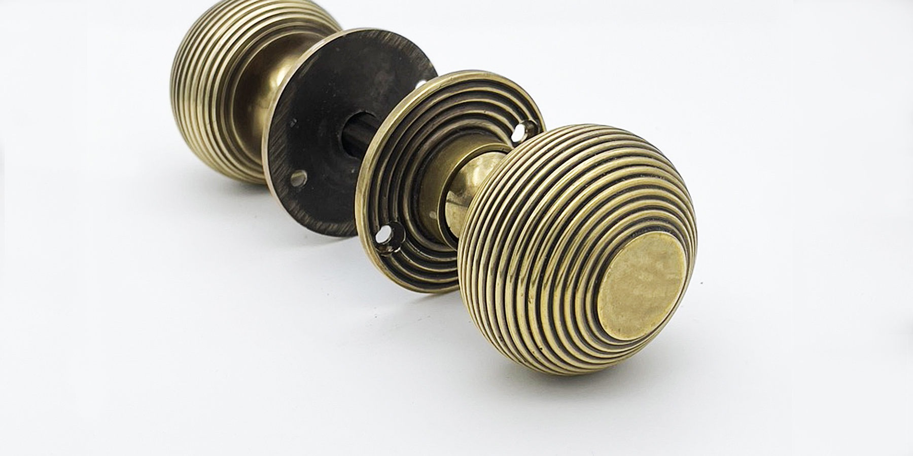 Brass oval door knobs - Door Furniture and Brassfoundry - LASSCO