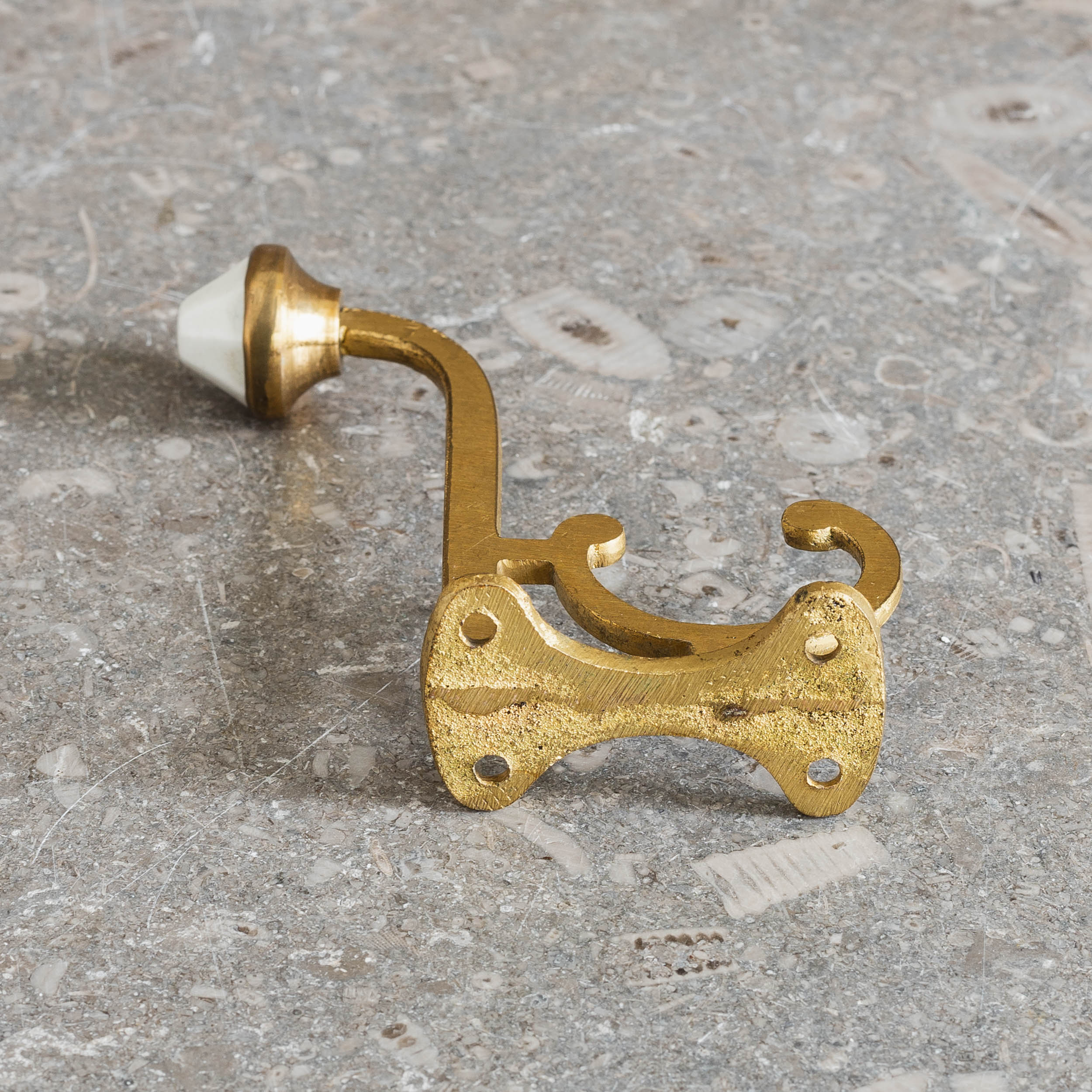 Lacquered brass coat hooks - LASSCO - England's prime resource for